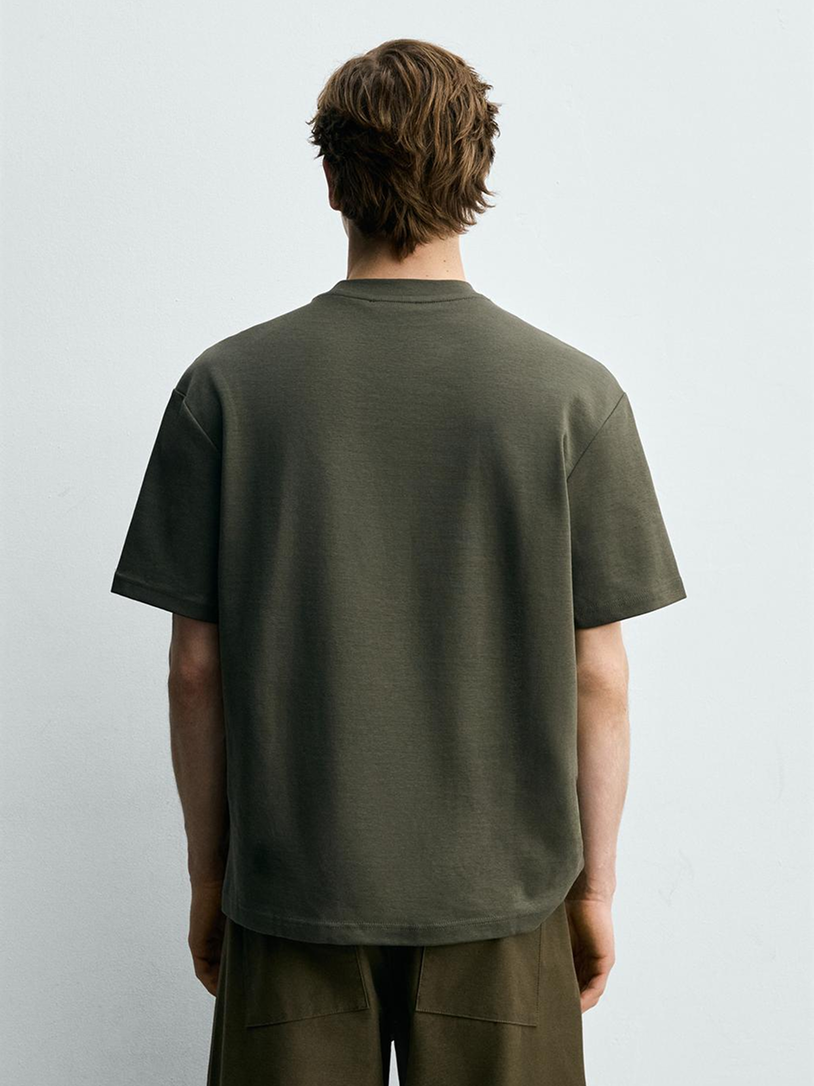 Mens Crew Neck T-Shirt olive