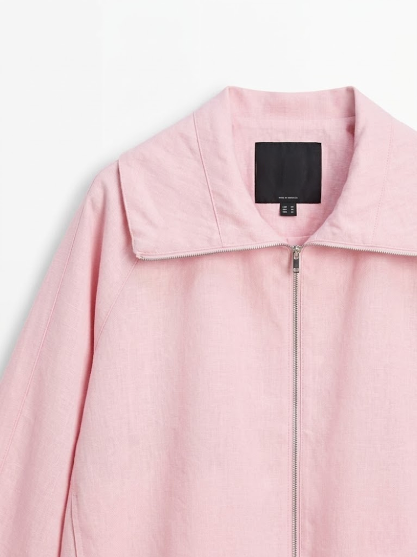 Zip-Up Cropped Jacket