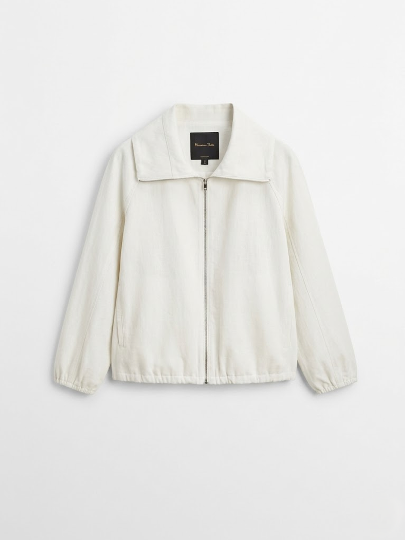 Zip-Up Cropped Jacket