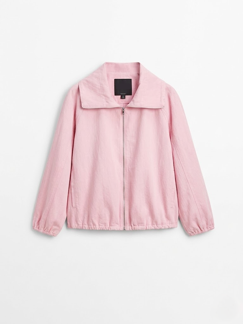 Zip-Up Cropped Jacket