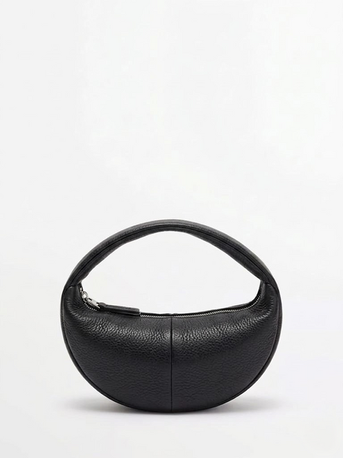 Crescent Hobo Bag Black