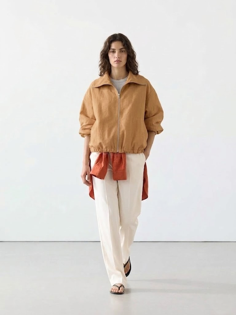 Zip-Up Cropped Jacket