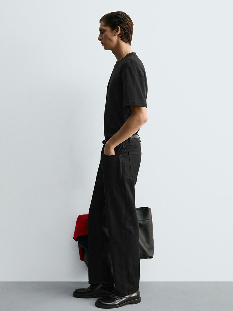 Mens Crew Neck T-Shirt Black