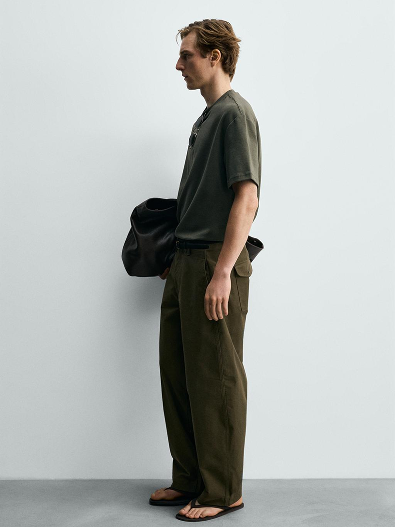 Mens Crew Neck T-Shirt olive